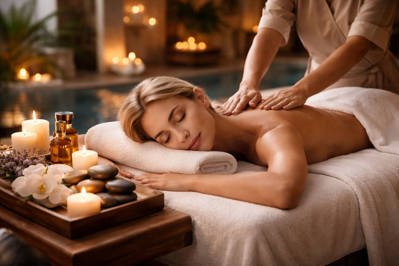 Masáže v lázních